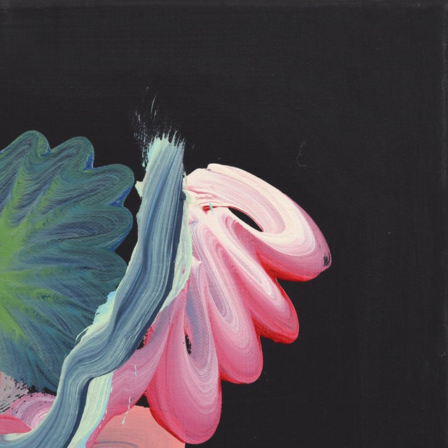 2020s Swooshing Around - Original Vibrant Abstract Acrylic Painting on Canvas by Shiri Phillips For Sale - Image 5 of 9