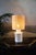 Ceramic Table Lamp with Raffia Lampshade, 1980s For Sale - Image 3 of 5