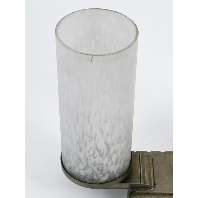 Art Deco Brass and Glass Table Lamp, France, 1920s For Sale - Image 15 of 18