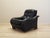 Italain Black Armchair, 1980s For Sale - Image 6 of 18