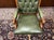 Green English Chesterfield Office Chair For Sale - Image 6 of 8