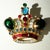 Mid-Century Modern 1950s Alfred Philippe for Trifari, Crown Trifari Gold Tone Crown Form Brooch For Sale - Image 3 of 3