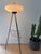 Black Vintage Floor Lamp with Magazine Rack, 1950s For Sale - Image 8 of 11