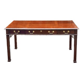 Hooker Furniture Solid Cherry Chippendale Writing Desk For Sale