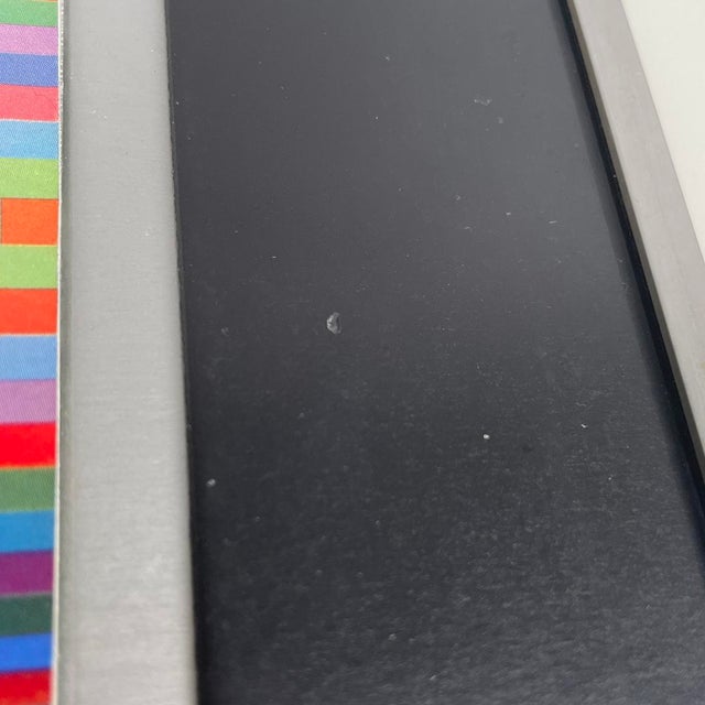 Victor Vasarely, Hungarian Modern Op Art Composition, 1970s, Framed For Sale - Image 9 of 13