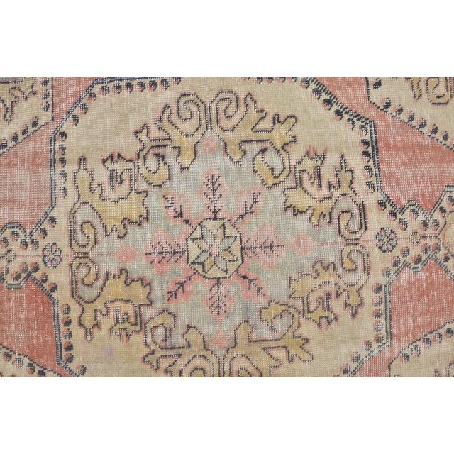 Handmade Oushak Anatolian Carpet For Sale - Image 4 of 10
