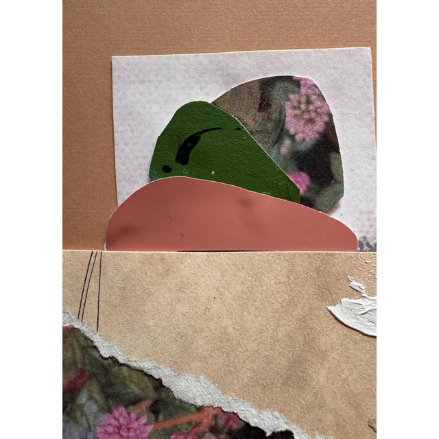 Paper "Into the Sun 4" Original Mixed-Media Collage on Paper by Zac Woodiel For Sale - Image 7 of 10