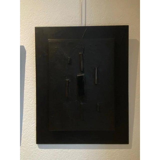 Black Gilbert Pauli, Black Mosaic No. 2, Mixed Media, 2008 For Sale - Image 8 of 9