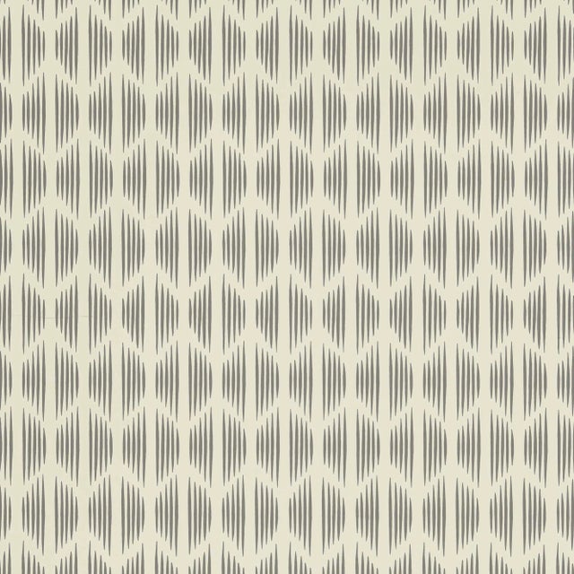 Sample - Schumacher X David Oliver Ovington Wallpaper in Flint For Sale