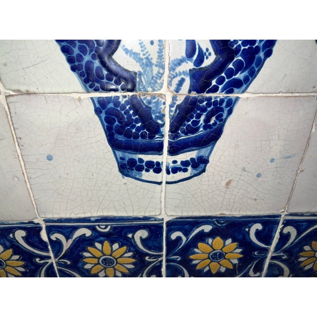 Vintage 1920's Mexico Spanish Tile Mural Set of 2 Chairish