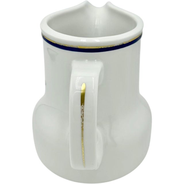 Vintage Hotel Santa Caterina Amalfi White Coffee Creamer For Sale - Image 4 of 10