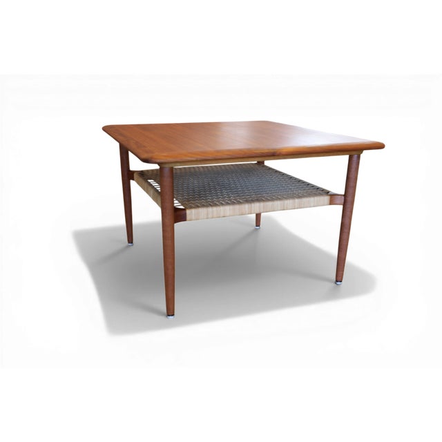 Coffee Table in Teak with Magazine Shelf attributed to Kurt Østervig and Jason Møbler, Denmark, 1960s For Sale - Image 13 of 18