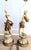 Mid 20th Century French Figurative Lamp Boy Girl Peasants Chalkware - a Pair For Sale In Raleigh - Image 6 of 13
