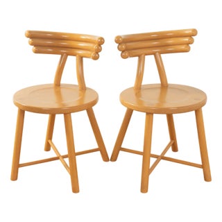 Postmodern Dining Chairs from Eka Wohnmöbel, 1980s, Set of 2 For Sale