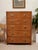 Vintage Highboy Mahogany Dresser For Sale - Image 12 of 12