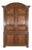 18th Century French Blond Oak Buffet Deux Corps with Molded Panels For Sale