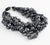 2000 - 2009 Angela Caputi Stormy Gray Beaded Multi-Strand Resin Necklace For Sale - Image 5 of 11