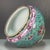 Turquoise Chinoiserie Famille Rose Enamel Lidded Porcelain Ginger Jar, Turquoise‑Ground Intertwining Floral Motif Storage Vessel **** For Sale - Image 8 of 9