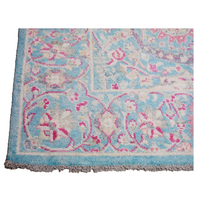 Vintage Turkish Wool Oushak Rug,8'x9'10" For Sale - Image 4 of 5