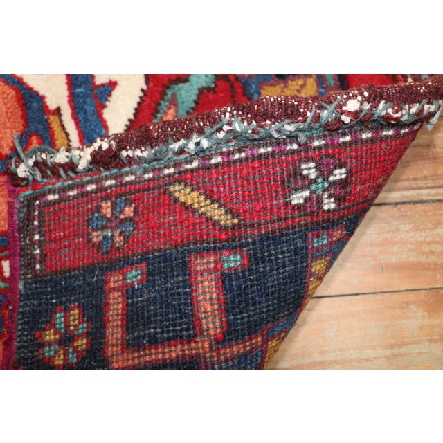 20th Century Tribal Bakhtiari Sampler Textile Rug For Sale - Image 4 of 6