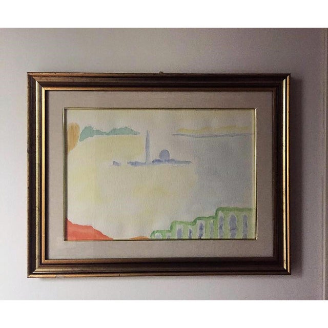 Bacino Di San Marco, 1975 Virgilio Guidi For Sale - Image 4 of 5