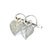 Metal 1990s Georg Jensen Estate Vine Leaves Brooch Silver For Sale - Image 7 of 13