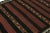 Textile 1950s Vintage Afghan Tribal Kilim Rug With Rich Stripes For Sale - Image 7 of 7