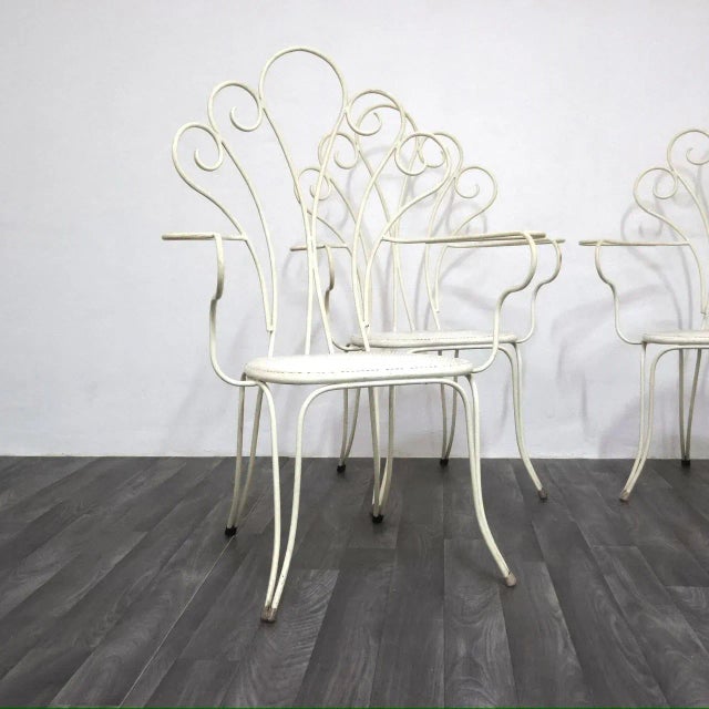Garden Chairs attributed to Lio Carminati, 1950s, Set of 4 For Sale - Image 10 of 18