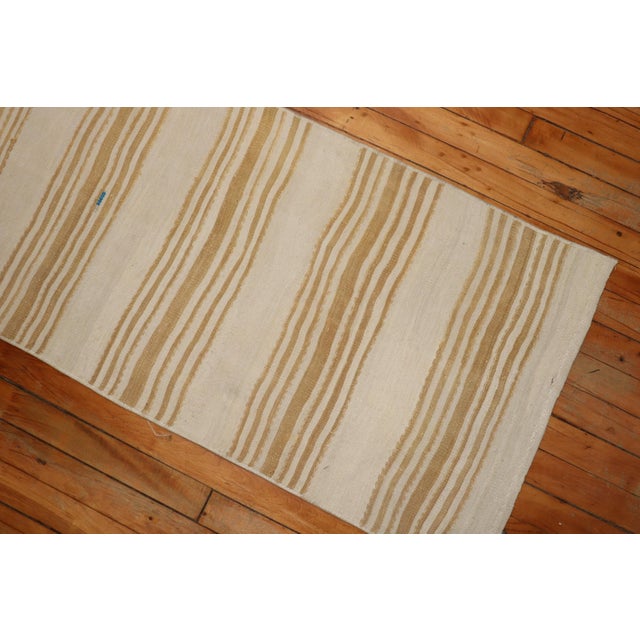 Vintage Narrow Long Kilim Turkish Runner - 1'11" x 20'4" For Sale - Image 9 of 10