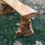 1980s Vintage Handcrafted Wood Bench For Sale - Image 10 of 10