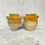 A matched pair of nineteenth-century Southern French confit or preserving pots, circa 1850–1880, hand-thrown in coarse...