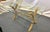 Mid Century McGuire Style Bamboo With Rawhide Wrap and Glass Top Dining Table For Sale - Image 13 of 16