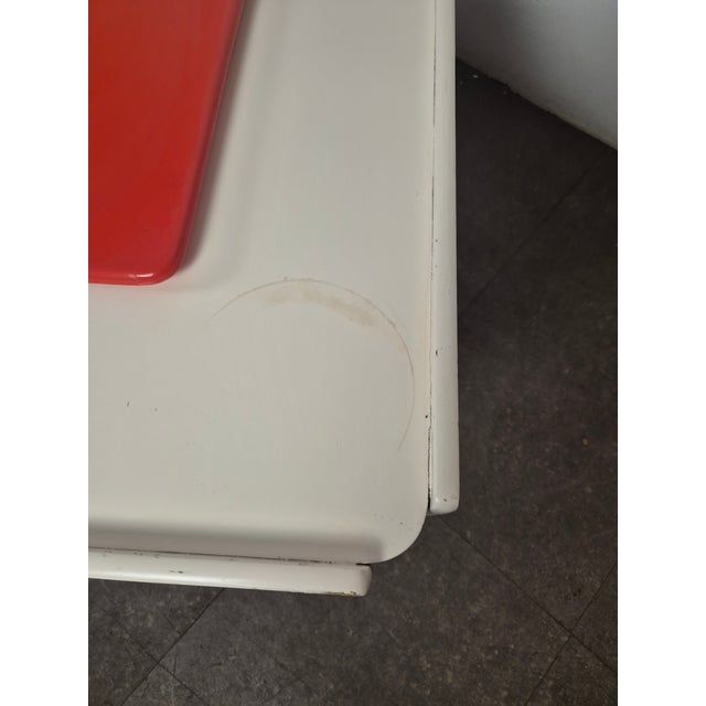 Cream Bar Table with Liquor Cabinet, 1970s For Sale - Image 8 of 9