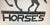 Folk Art Antique Folk Art Hand Cut Sheet Metal Horses Sign For Sale - Image 3 of 6