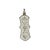Traditional 1930's Platinum and 14k White Gold Diamond Filigree Pin/ Pendant For Sale - Image 3 of 6