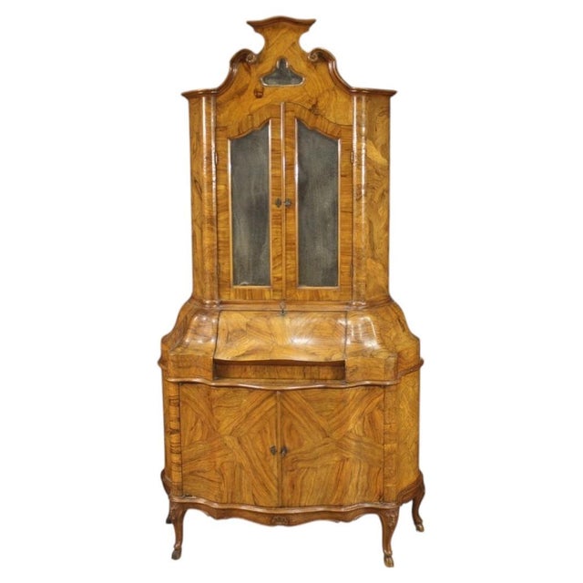 Vintage Venetian Trumeau in Walnut, 1950s For Sale - Image 13 of 13