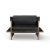 Cinque Black Armchair by Giovanni Agliottone For Sale - Image 4 of 11