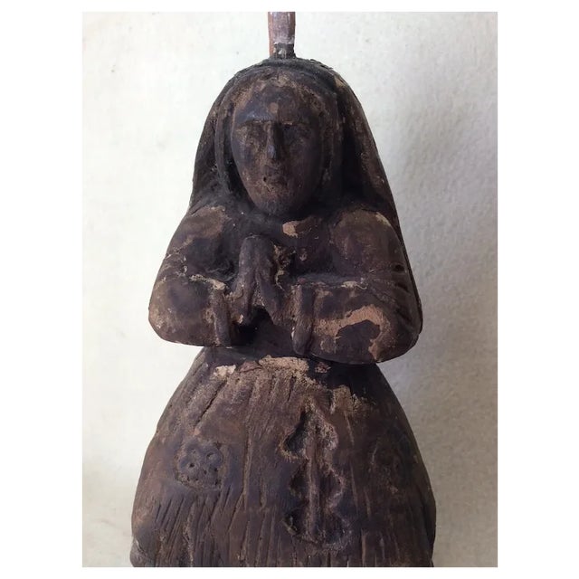 Early Antique Christian Religious Santos, Nun, European Relic For Sale - Image 4 of 7