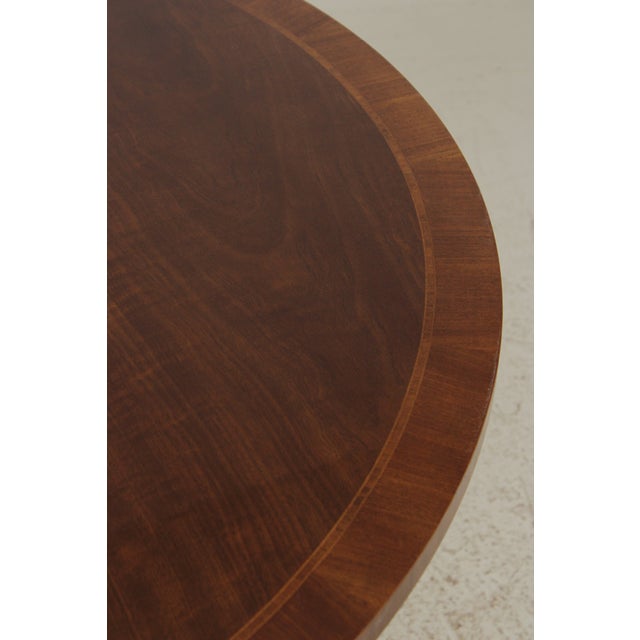 Brown Baker Collector's Edition 48-in Round Inlaid Pedestal Table For Sale - Image 8 of 15
