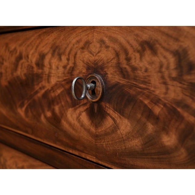 Wood Louis Philippe Style Mahogany Chest of Drawers, Late 19th Century For Sale - Image 7 of 18