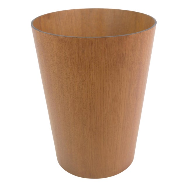 Paper Basket in Teakwood by Servex, Sweden, 1960s For Sale
