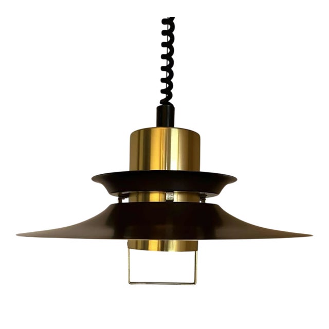 Vintage Danish Pendant Light, 1950s For Sale