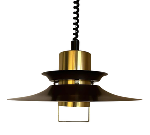 Vintage Danish Pendant Light, 1950s