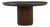 60" Round Ribbed Pedestal Dining Table - Walnut Finish For Sale