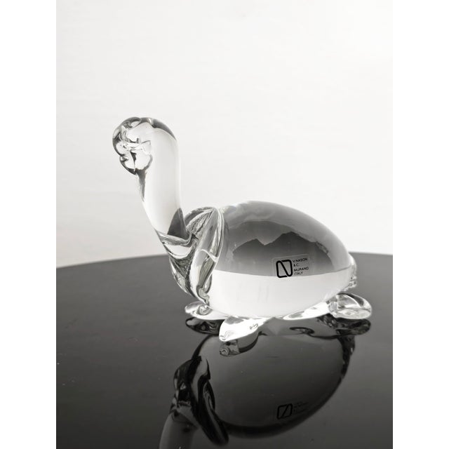 Mid-Century Murano Clear Glass Sculpture by Vincenzo Nason, Italy 1970 For Sale - Image 4 of 16