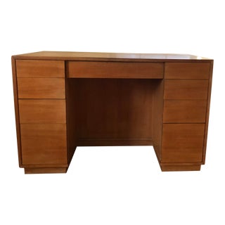1960s Drexel Blonde Desk For Sale