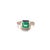Natural Solitaire Colombian Emerald Ring 6.5 14k W Gold 1.35 Cts Certified For Sale - Image 4 of 11