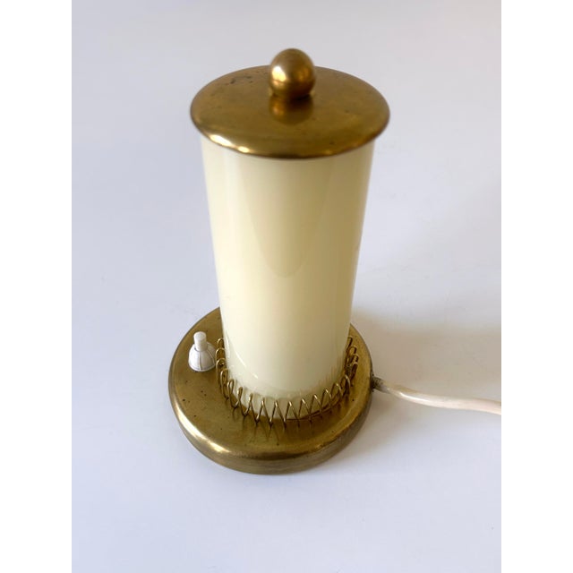 Metal Mid-Century Modern Bedside Table Lamps, Germany, 1950s, Set of 2 For Sale - Image 7 of 18