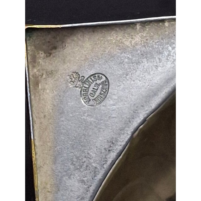 Antique Norblin Warszawa Silverplate Shabbat Candlesticks 12" Rose Judaica Pair 1890 For Sale - Image 16 of 18