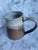 Abstract 1990s Studio Art Handmade Pottery Coffee Tea Mug Cup For Sale - Image 3 of 10